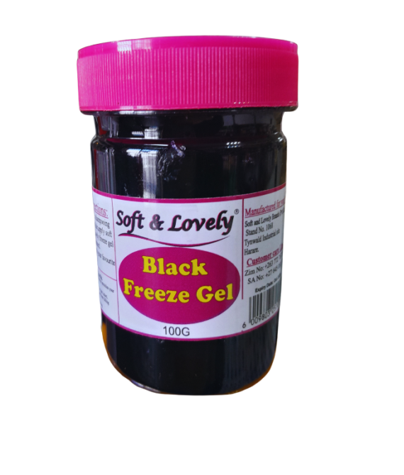 Soft & Lovely Black Freeze Gel 100g